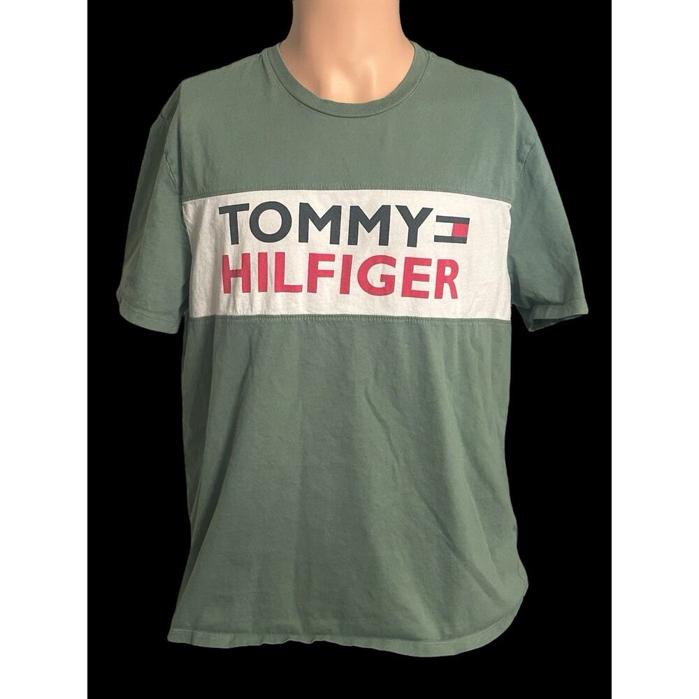 Tommy Hilfiger Light Green Shirt Men's Size Large